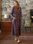 Yuletide Check Dressing Gown - Red