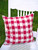 Charm Jacquard Cushion Cover - Red