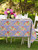 Cottage Rose Oilcloth  - Periwinkle