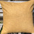 Mustard herringbone tweed cushion cover