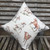 Vintage Horses printed cotton cushion