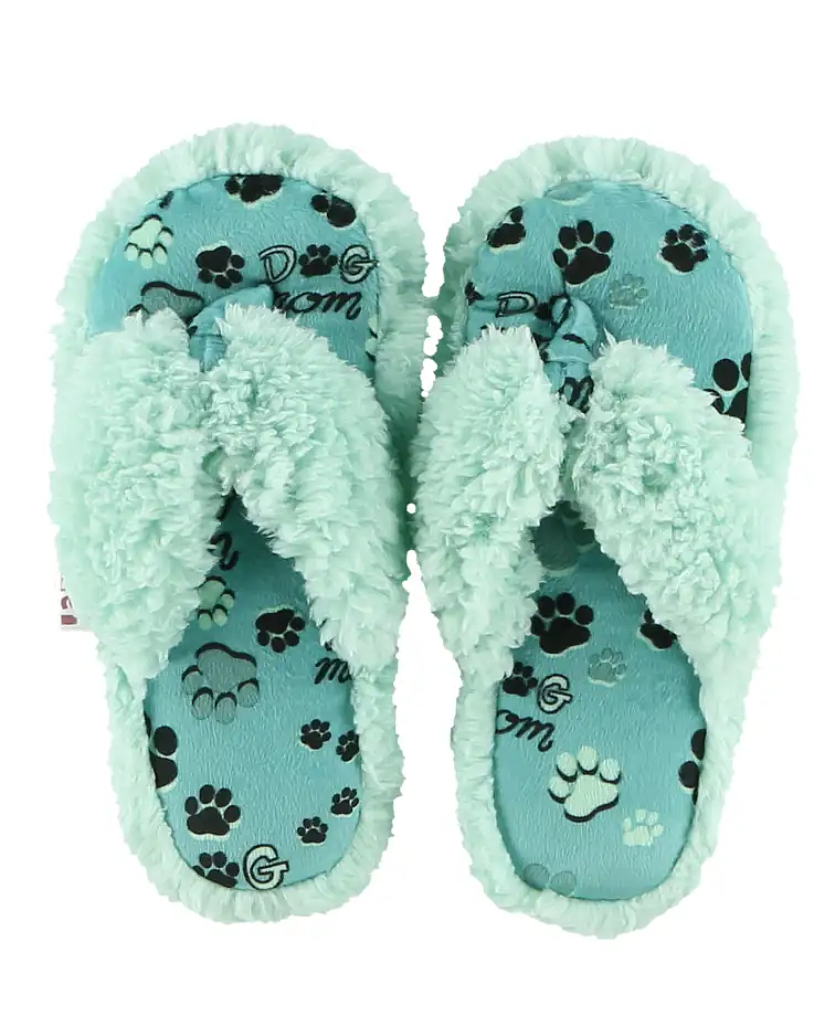 Dog Mom Spa Slippers