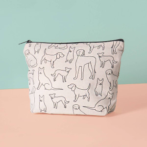 Dog Lovers Jumbo Zip Pouch Dog Lovers Jumbo Zip Pouch