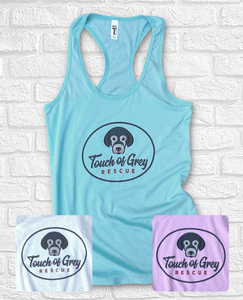 Touch of Grey Logo Racerback Tank Touch of Grey Logo Racerback Tank