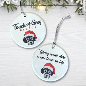 Touch of Grey Logo Christmas Ornament