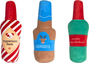 Pearhead Holiday Spirits Dog Toys