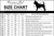 Naughty Nice I Tried Christmas Dog T-Shirt Size Chart