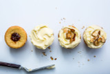 Jam-Filled Almond Cupcakes - Recipe Idea!