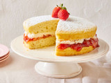 Classic Victoria Sponge Cake With Quincey Jones Strawberry Jam