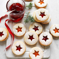 Christmas Jam Shortbread Biscuits