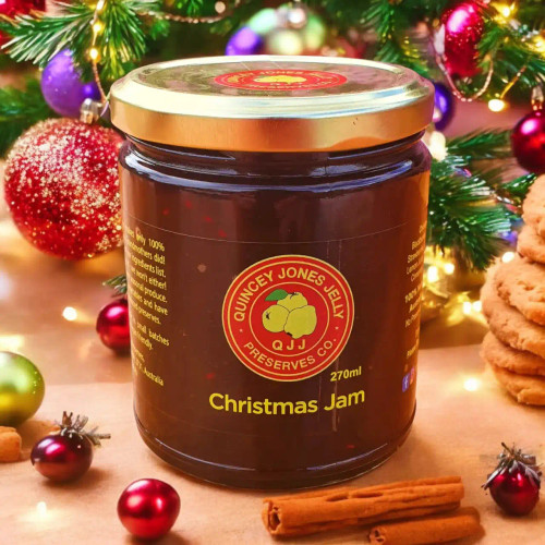 Christmas in July Jam – festive preserve with berries and spices