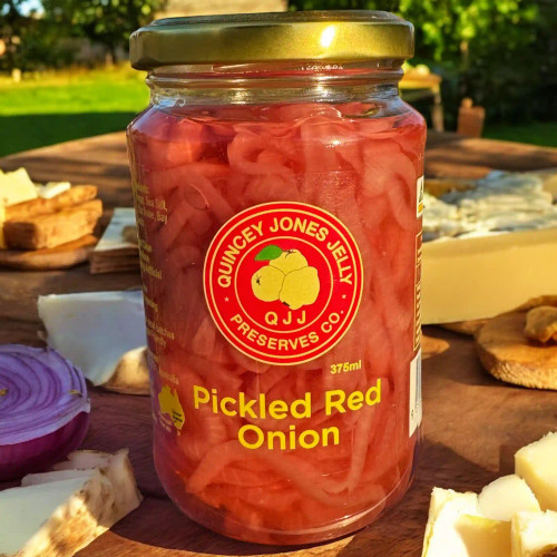 Pickled Red Onion – 375ml jar with vibrant pink onions