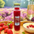 Nutrition panel of Sparkling Strawberry Fruit Topping (clean label, 75% strawberries, sparkling wine)