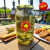 Front view of Pickled Zucchini Slices jar (500ml)