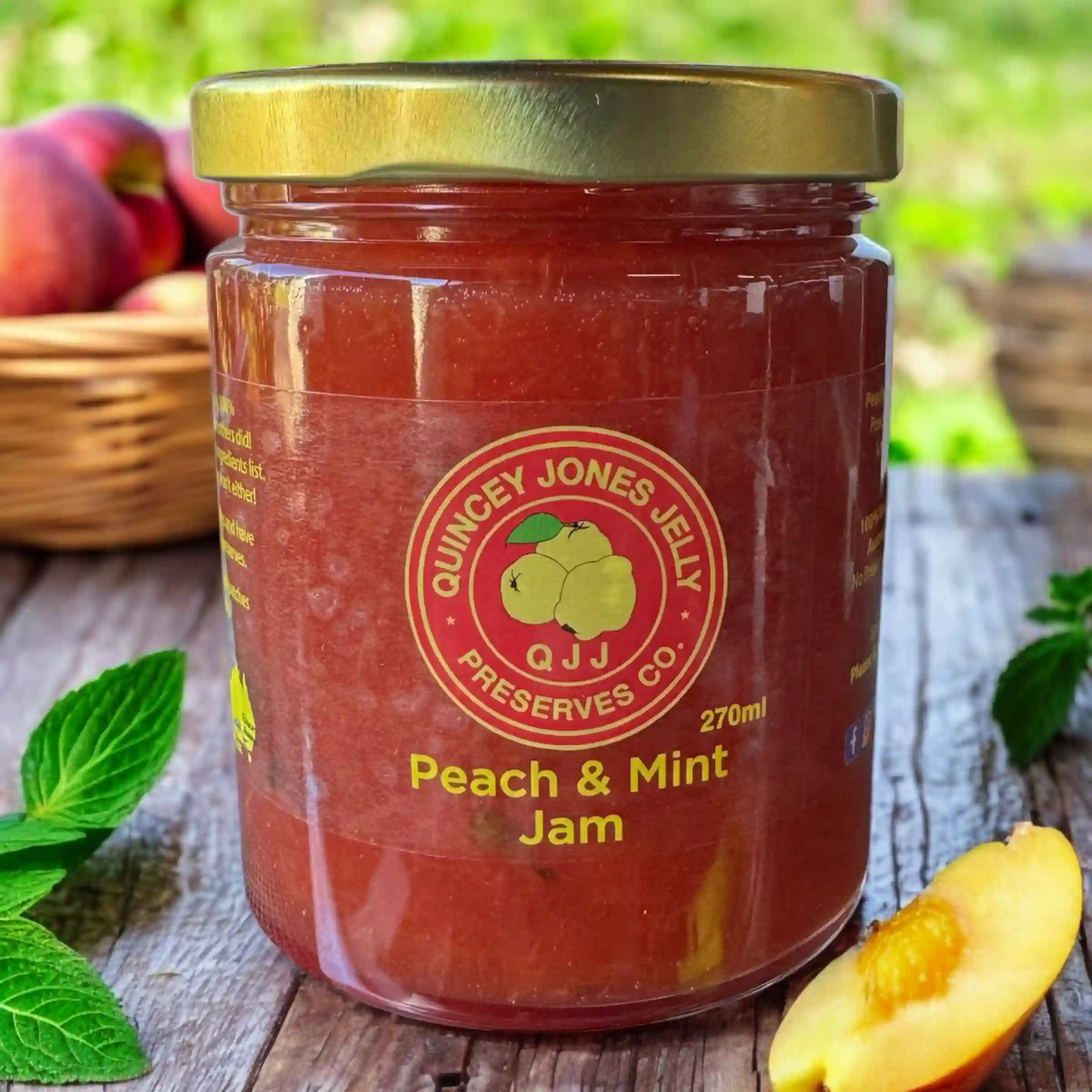 Peach and Mint Jam 270ml