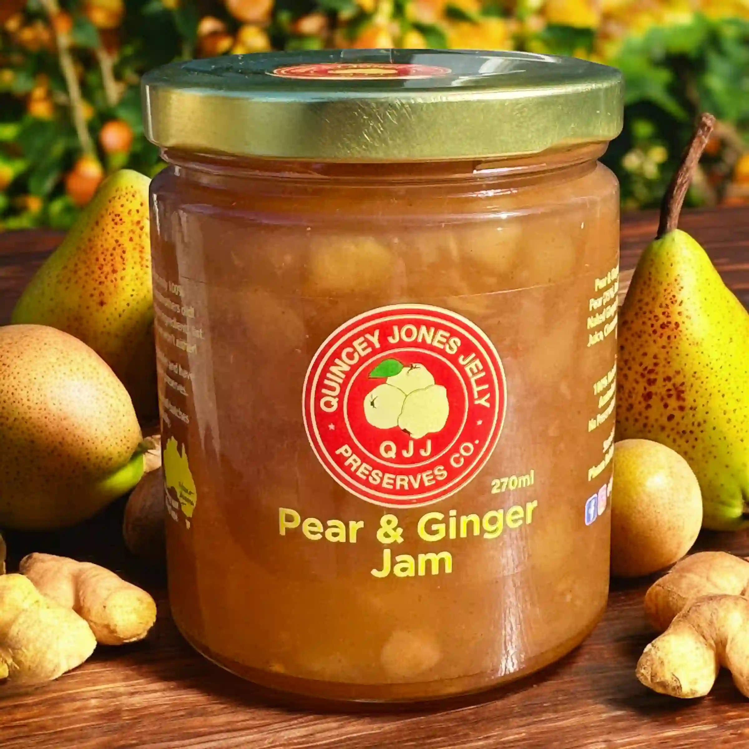 Pear & Ginger Jam 270ml Pear & Ginger Jam 270ml