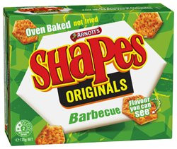 Arnotts Shapes - BBQ - Original Flavour (175g)