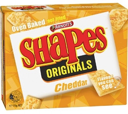 Arnotts Shapes - Cheddar - Original Flavour (175g)