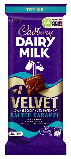 Cadbury Velvet Salted Caramel (150g)