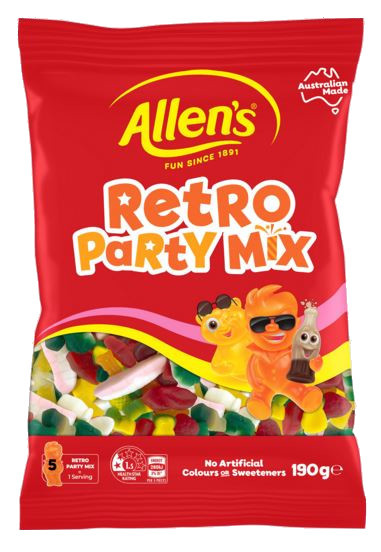 Allens Retro Party Mix (190g)
