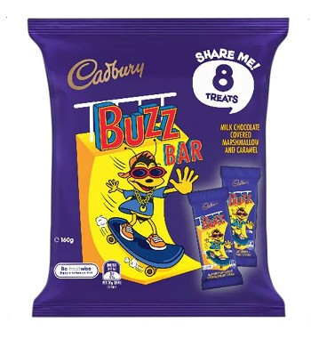 Cadbury Buzz Bar Sharepack (160g)