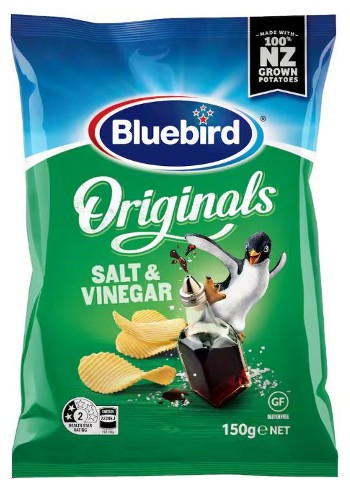 Bluebird Salt & Vinegar Chips (150g)