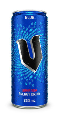 V Guarana Energy Drink - Blue (250ml)