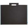 Itoya Profolio Midtown Bag, 17 x 23, Black/Blue