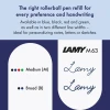 Lamy Inc LAMY M63 Rollerball Pen Refill, Blue, Medium 