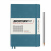 Leuchtturm 1917 Hardcover Notebook Stone Blue, Medium A5, 251 p, squared