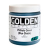 Golden Artist Colors Heavy Body Pthalo Green/Blue Shade 8oz