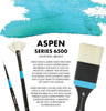Princeton Artist Brush Company Princeton Brush Aspen Synthetic Bristle, Series 6500, Short Bright 14 