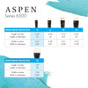 Princeton Artist Brush Company Princeton Brush Aspen Synthetic Bristle, Series 6500, Short Bright 6 