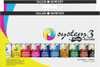 Daler-Rowney System 3 Fluid Acrylic Set, Introduction Colors, 10x29.5mL Tubes 