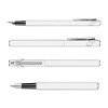 Creative Art Materials, Ltd Caran dAche 849 Fountain Pen Fine Metallic White