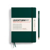 Leuchtturm 1917 Leuchtturm Hardcover Notebook, Forest Green, Medium (A5), 251 p., ruled
