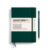 Leuchtturm 1917 Leuchtturm Hardcover Notebook, Forest Green, Medium (A5), 251 p., squared