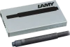 LAMY T10 Fountain Pen Ink Cartridge, Black (5pk)