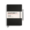 Leuchtturm 1917 Leuchtturm Hardcover Notebook, Black, Master Classic (A4+), 235p., squared