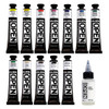 Golden Artist Colors Golden OPEN Slow-Drying Acrylic Mixing Set - 12x22mL & 1oz OPEN Thinner 