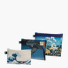 THE SARUT GROUP Zip Pockets - Set of 3 - Hokusai & Hiroshige 