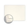 Legion Paper Arturo Handmade Stationery - Soft White Deckled Grande Invitation Card 