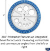 helix Helix Angle & Circle Maker, 2-in-1 Protractor & Compass helix Helix Angle & Circle Maker, 2-in-1 Protractor & Compass