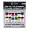  Angelus Metallic & Pearlescent Acrylic Leather Paint 1oz Kit 