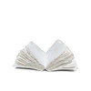 Lamali Liasse Soft-Cover Handmade Book - White - 3.5"x4.7"