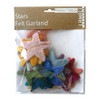 Lamali Handmade Garlands - Felt Stars - 4.9ft 