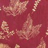 Lamali Decorative Lokta Paper, 20" x 30", 60gsm, Deckled Edges, "Botanic Gold/Burgundy"