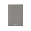 Fabriano EcoQua Notebook, Large, Staple-Bound, Dot, 40 Sheets, Grey
