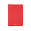  Fabriano EcoQua Notebook, Large, Staple-Bound 40 Sheets Red 