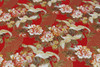 Aitoh Decorative Paper, "Cranes & Peonies", Red, 18"x24" 